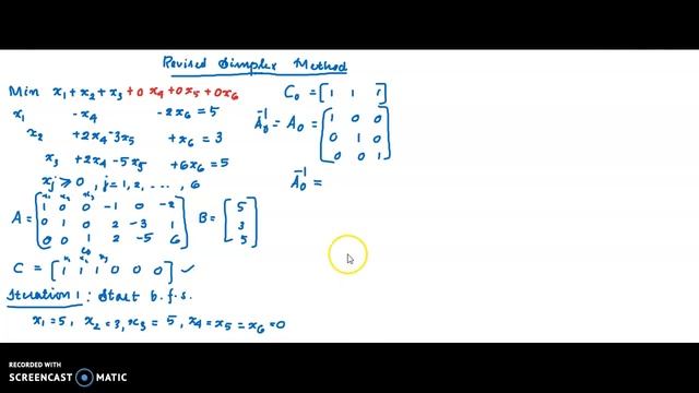 Revised Simplex Method Part 1 смотреть онлайн