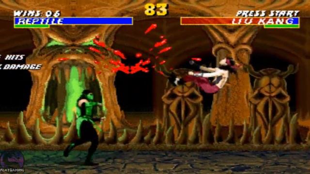 Mortal Kombat (Revelation) Reptile Gameplay смотреть онлайн