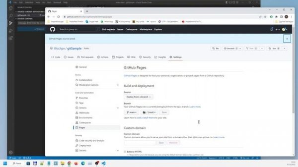 - взаимодействие GIThub и VS code ;  публикация сайта. GITpages