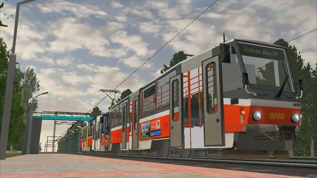 MSTS | Татра T6A5 | Microsoft Train Simulator | Tram Tatra T6A5 смотреть онлайн