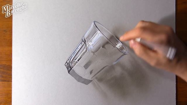 Drawing vs Real Glass. What is more real to you? смотреть онлайн