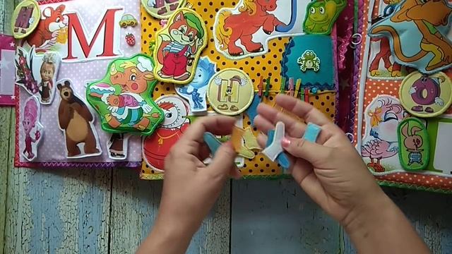 Развивающая книжка из ткани "Азбука" своими руками, р-ка Крым смотреть онлайн