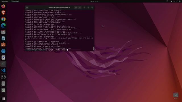 Jupyter Notebook Installation on Ubuntu | Learn Data Science with Python смотреть онлайн