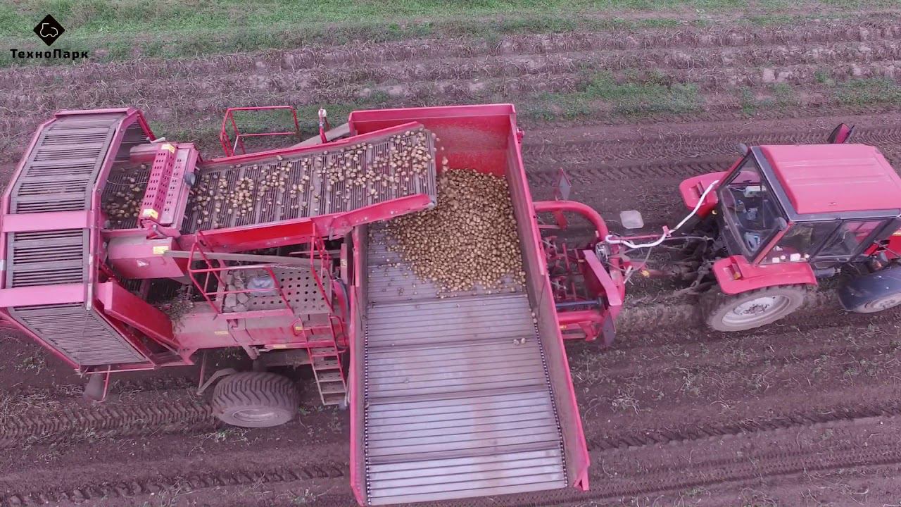 Уборка картофеля видео с квадрокоптера смотреть онлайн