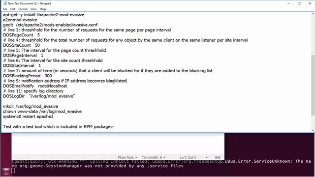 How to Enable Apache Mod_evasive module смотреть онлайн
