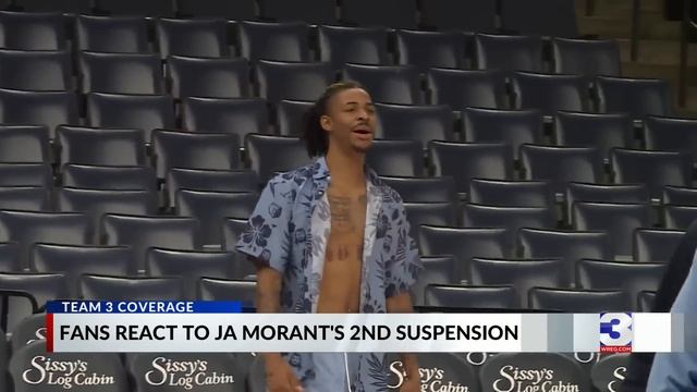 Grizz fans react to Ja Morant's suspension after viral video смотреть онлайн