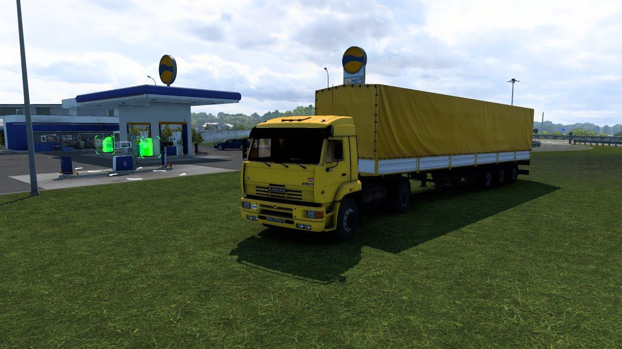 Стрим. Катаюсь на камазе из сериала " Дальнобойщики". / Стрим Euro truck simulator 2. смотреть онлайн