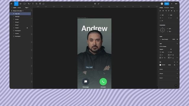 Animating Apple live Voice mail in Figma (Easy) смотреть онлайн
