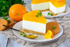 ЧИЗКЕЙК БЕЗ ВЫПЕЧКИ С ЖЕЛАТИНОМ