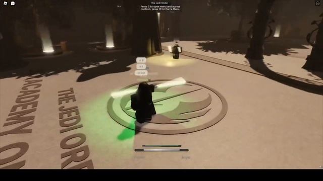 Duelling the Master of The Order! Roblox Jedi Order смотреть онлайн
