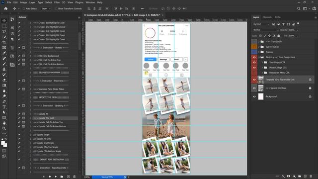 Instagram Photo Collage Layout | Grid Art Maker смотреть онлайн