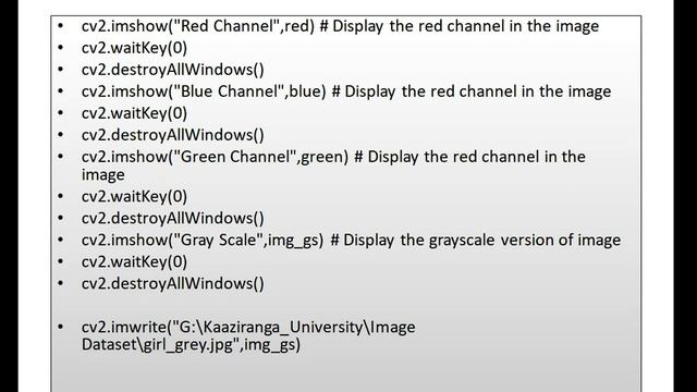 #OpenCV|Split A Color Image into 3Channels|Convert Into Gray Scale Version|To Print Image Propertie смотреть онлайн
