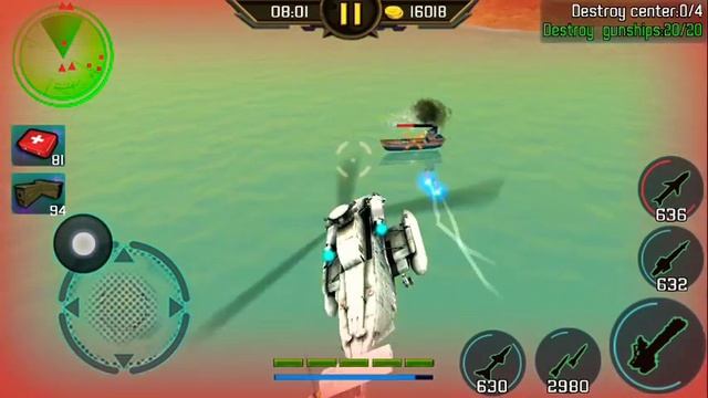 Gunship Strike helicopter air strike 3D Hack mod смотреть онлайн