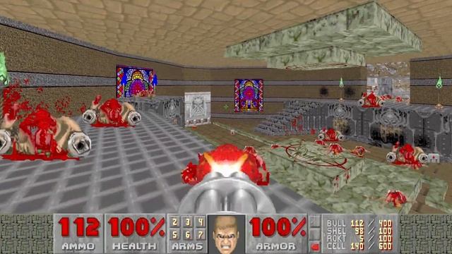 DOOM 2. Giddy - map 02. 25 лет назад сделал эту карту. Прохождение. смотреть онлайн