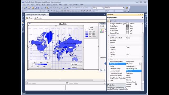Reporting Services (SSRS) Part 20 - Basic Maps смотреть онлайн