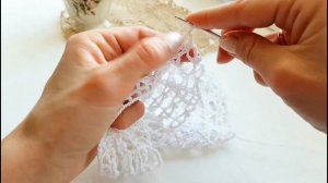 Вяжу платье для девочки 6-8 лет. Верх. Часть 1