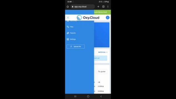 КАК ЗАГРУЗИТЬ ФАЙЛ НА OXY.CLOUD НА АНДРОИД//ЗАГРУЗКА ФАЙЛА НА OXY