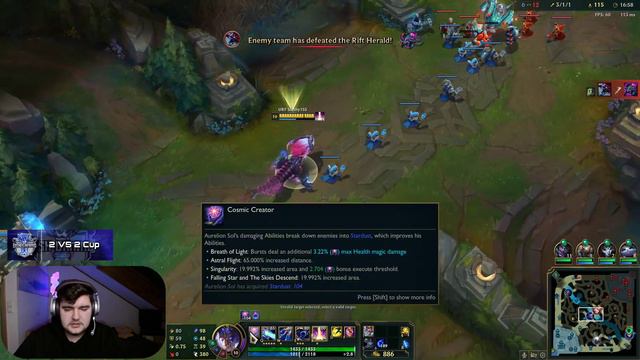 Aurelion Sol *REWORK* Gameplay - deutsch (League of Legends) смотреть онлайн