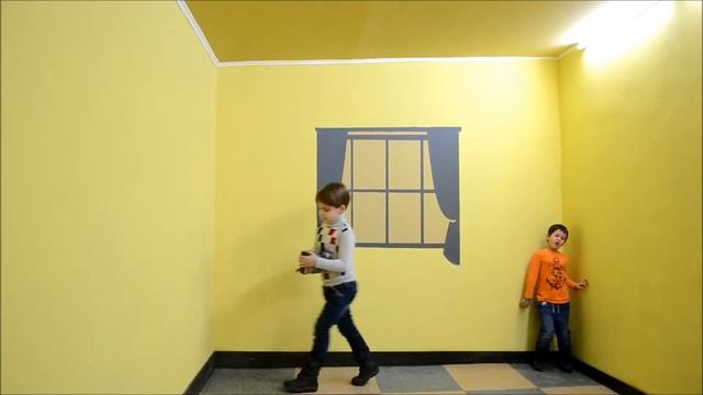 Комната Эймса. Трехмерная иллюзия в комнате Эймса смотреть онлайн