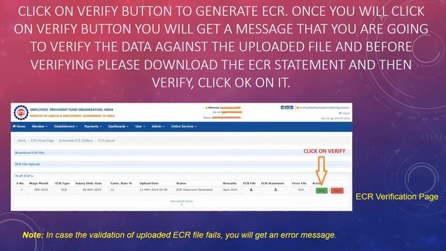 ?How to file ECR / return in EPFO /TRRN/PF Payment Due date смотреть онлайн