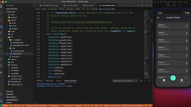 Pro Flutter - Урок 13. Создание собственной темы
