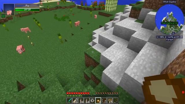 Minecraft Jurassic Craft - DINO EATING INSECTS ATTACK PARK! смотреть онлайн
