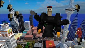 Skibidi и камерамэны в Майнкрафт, 3 ч: Вертолётная атака