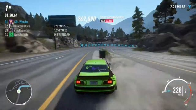 Street Racing Leaders (SRL) – Crew Race – Mount Graint Hall – NFS Payback – XBOX смотреть онлайн