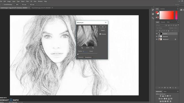How to Make a Picture Look Like a Pencil Sketch-Photoshop Tutorial смотреть онлайн