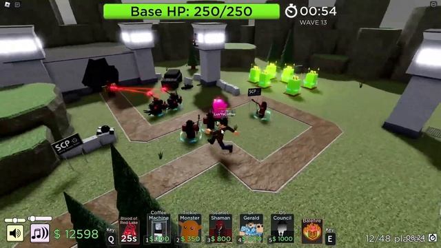 Summoner Build SCP Tower Defense Roblox смотреть онлайн