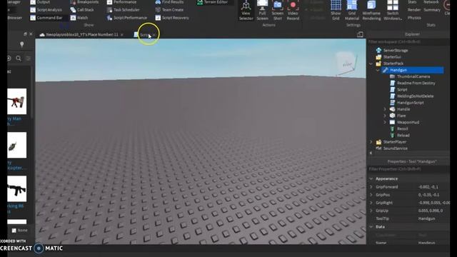 How to Make a Gun that Deals Damage in 2 Minutes! | Roblox Studio смотреть онлайн