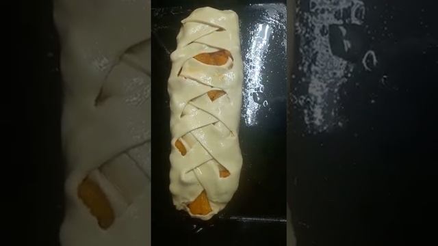 9 апреля 2023 г.Готовим пирог с тыквой из слоеного теста.