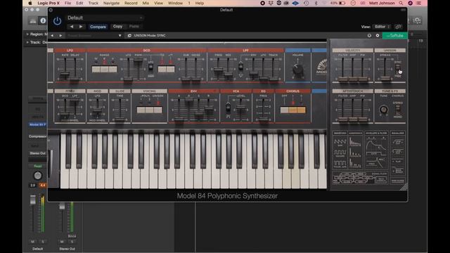 Softube's new plug-in, the Model-84 synthesiser смотреть онлайн