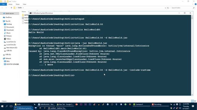 Kotlin Tutorial # 6 | Hello World in Kotlin & Kotlin Runtime смотреть онлайн