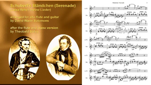 Schubert's Ständchen (Serenade) for alto flute and guitar after the arrangement by Theobald Böhm смотреть онлайн