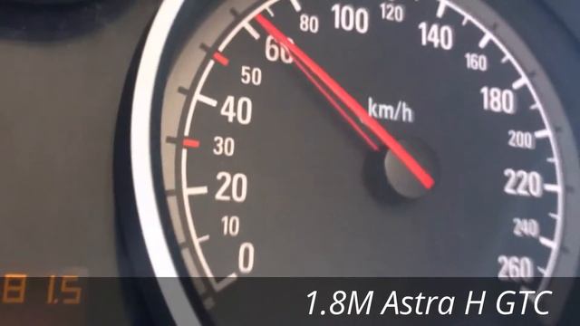 0-100 Astra H GTC 1.8M Adact смотреть онлайн