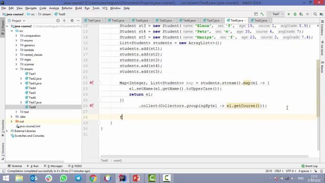 Java - получи чёрный пояс! 12. Метод collect grouping и partitioning смотреть онлайн