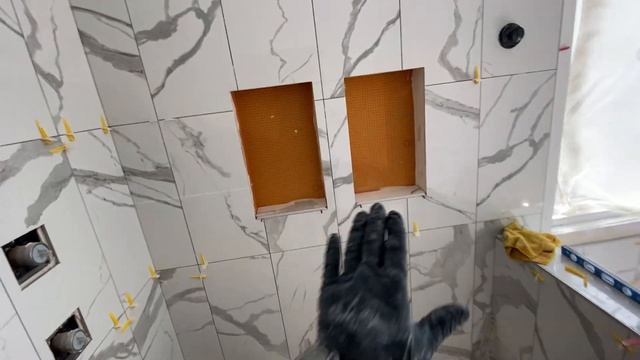 Установка двойных ниш в душ. смотреть онлайн