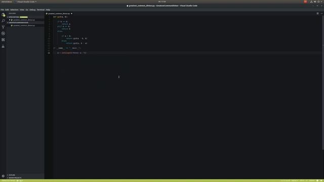 Greatest Common Divisor [Python3] MATHS #3 смотреть онлайн