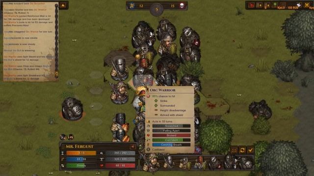 Battle Brothers - Хеджи был полностью окружен орками варриорами и варлордом смотреть онлайн