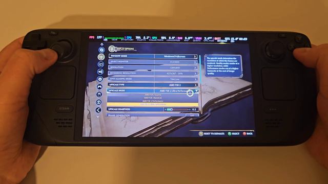 FSR3 Steam Deck Frame Generation Hogwarts Legacy