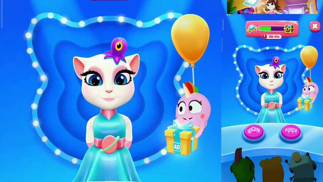 My Talking Angela 2 - New Year Update Gameplay 🐲| Angela Vs Cinderella 💙 смотреть онлайн