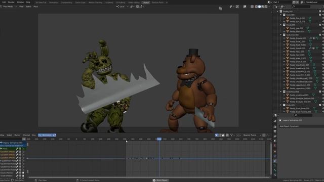 [FNAF/Blender] ROBOT HELL animation test смотреть онлайн