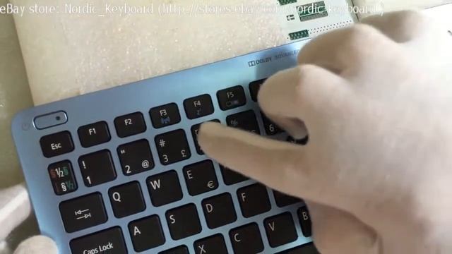 MP-11F76DN-4422 Nordic Keyboard for Acer aspire V5-431 V5-471 смотреть онлайн