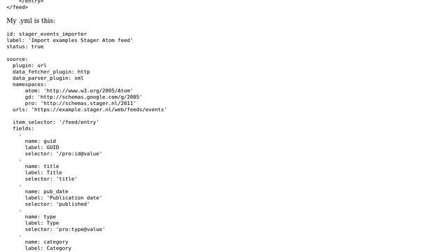 Drupal: Use Migrate to Import an RSS feed: get value of namespaced XML смотреть онлайн