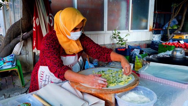 Турецкая лепёшка Гёзлеме (Gözleme) (4K UHD) смотреть онлайн