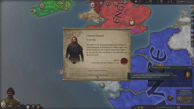 Playing Crusader Kings 3 as Stetson Hardwick смотреть онлайн