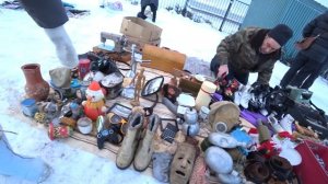 Блошиный рынок Москва  Новоподрезково . Чем торгуют и Какие цены на Барахолке