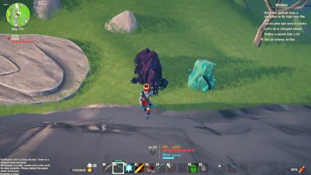 играем craftopia собираем руду обсидиан (выживание в стиле майнкрафт + фортнайт + зельда + мморпг) смотреть онлайн