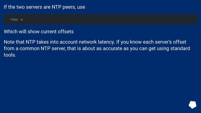 Determine the time difference between two linux servers смотреть онлайн